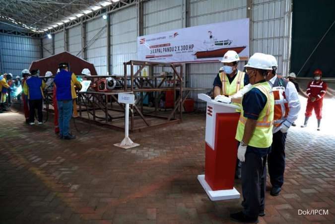 IPCM Meletakkan Lunas Tiga Kapal Pandu Baru